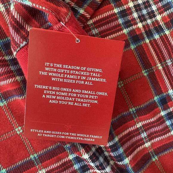 Wondershop at Target Women's Plaid Pajama Top Long Sleeve Size XL New With Tags - Picture 5 of 9